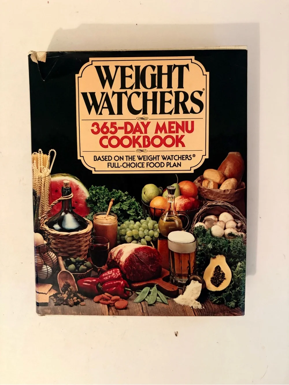 Vintage 1981 Weight Watchers 365 Day Menu Cookbook Hardcover Illustrated